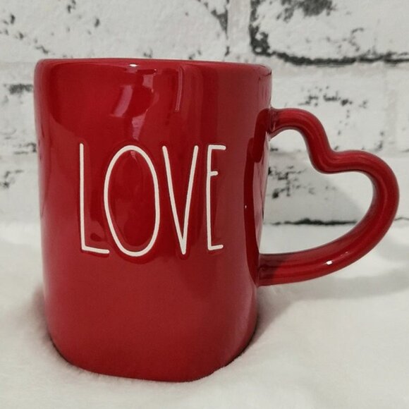 Other - NEW Rae Dunn Love Mug with Heart Handle